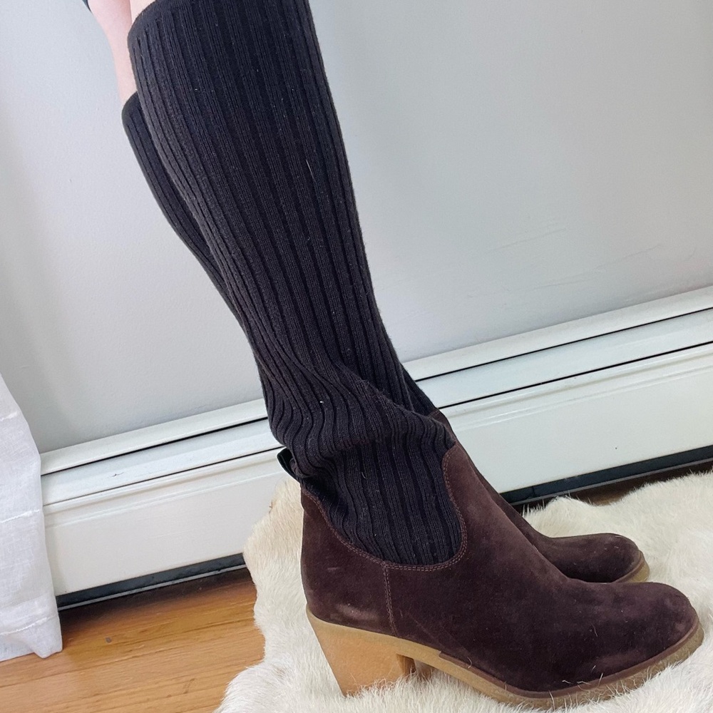 Anthropologie Miss Albright Sweater-knit boots